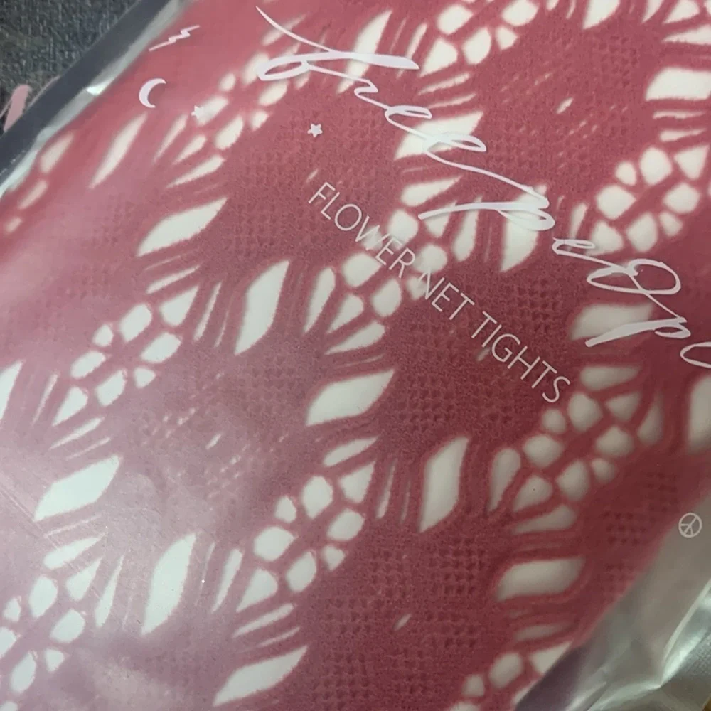 Free People Flower Net Tights New in package